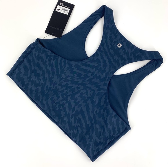 90 Degree By Reflex NWT Interlink Wild Zebra Bra Top, Medium - Picture 2 of 11